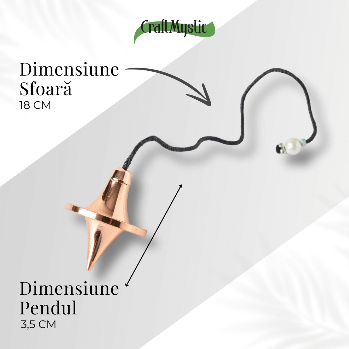 Pendul Cupru pentru Energie si Claritate Spirituala