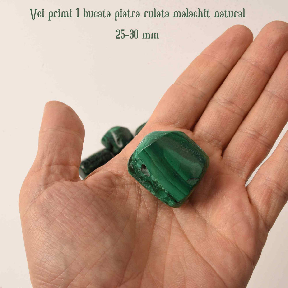 Piatra polisata din Malachit natural