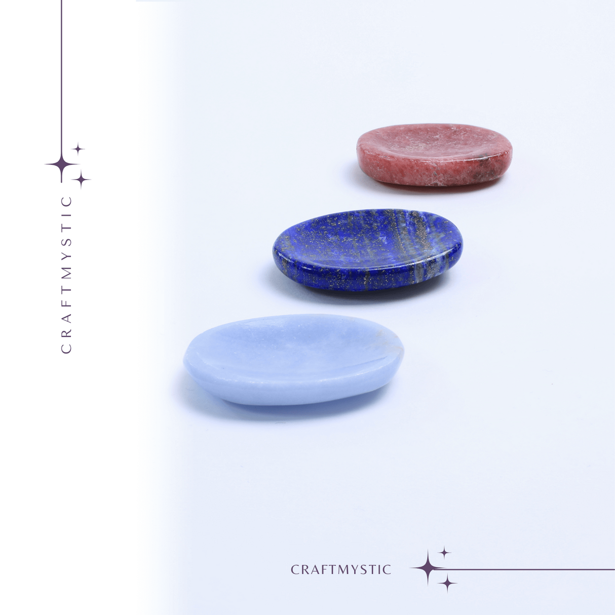 Piatra de Deget Terapeutica Lapis Lazuli 4 cm - Claritate si Liniste
