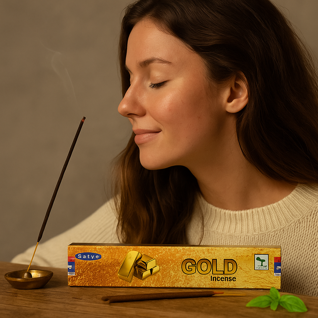 Satya Incense Sticks Gold 15g - betisoare parfumate