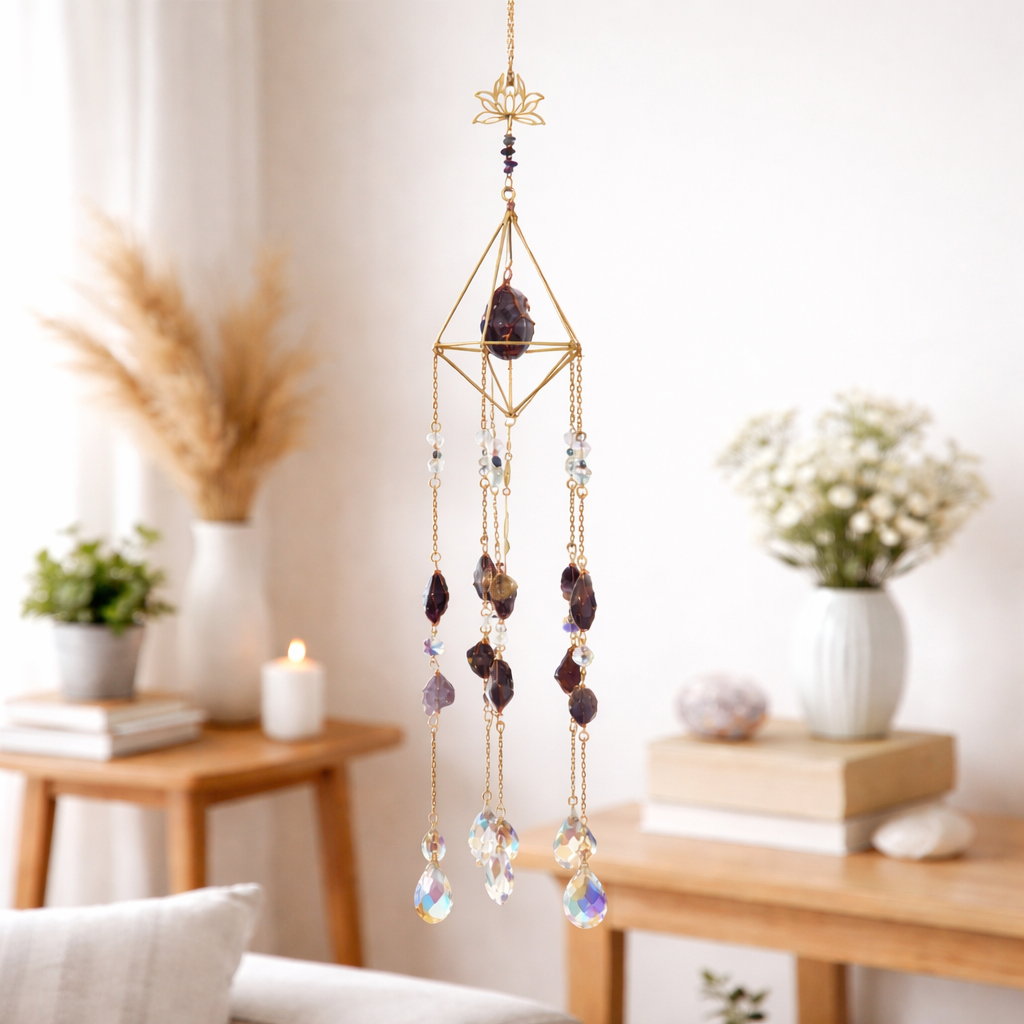 Ornament decorativ cu Ametist - un detaliu care aduce liniste si profunzime in spatiul tau