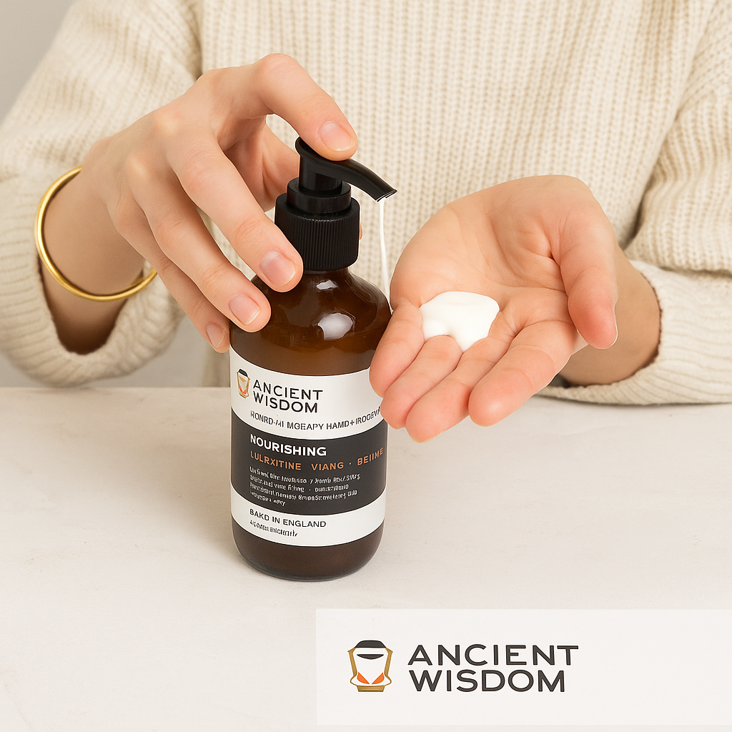 Lotiune Aromaterapie Maini si Corp 250ml - Hranitoare (Mandarina, Ylang Ylang si Patchouli)