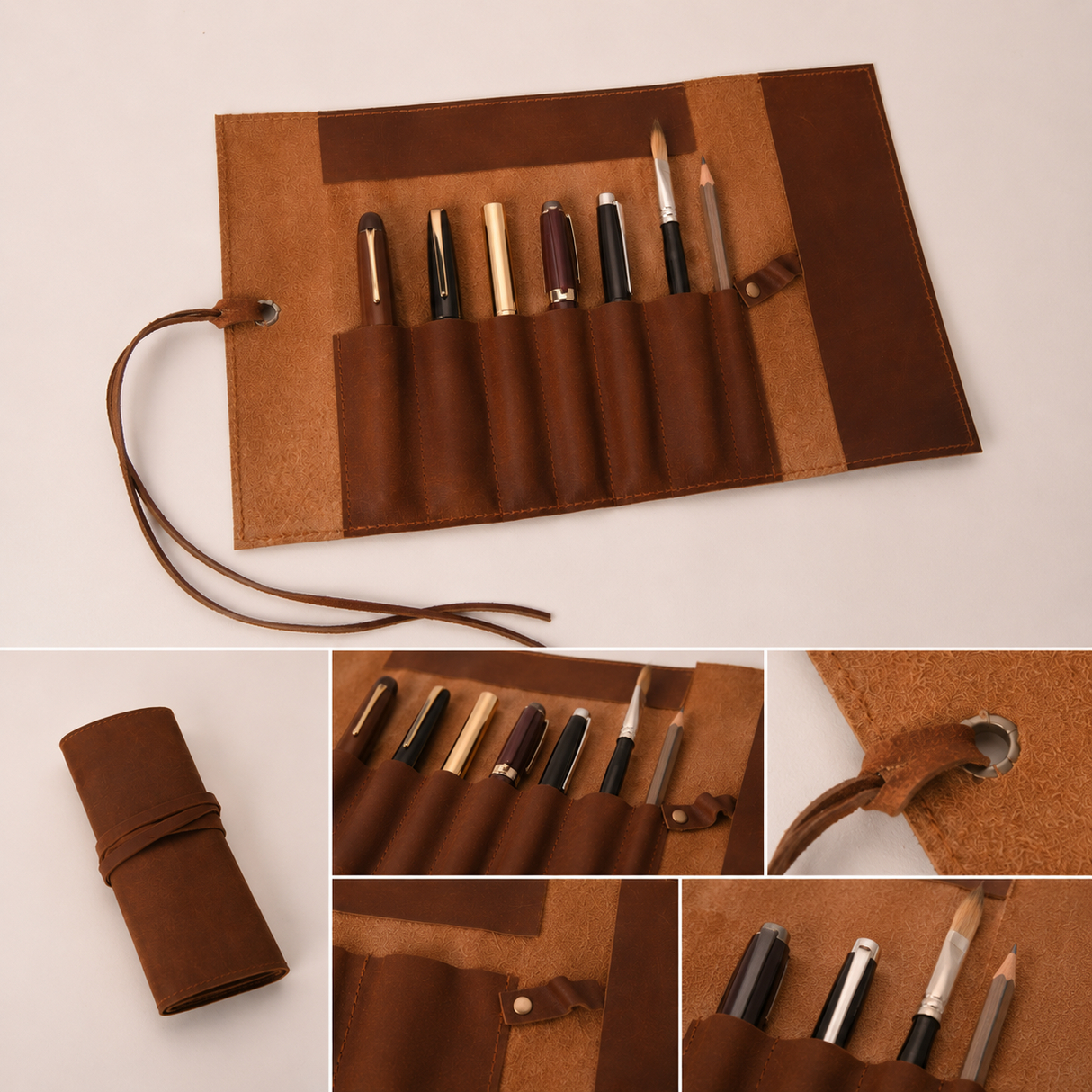 Organizator Multifunctional din Piele Naturala – Eleganta, Ordine si Protectie pentru Accesoriile Tale