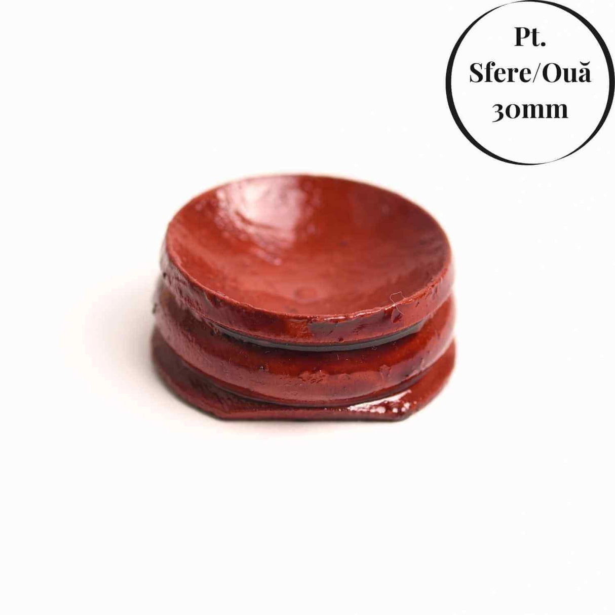 Suport lemn rotativ pentru sfere, oua si obiecte sferice 4-6 cm - Expunere eleganta si rotativa