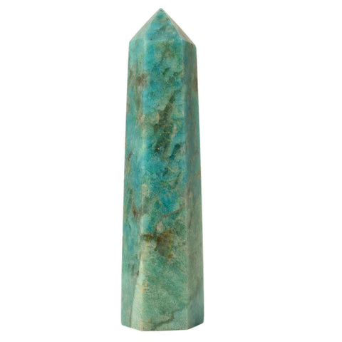 Natural Amazonite Tower 9-10 cm: Harmony, balance, and protection in a single semi-precious stone