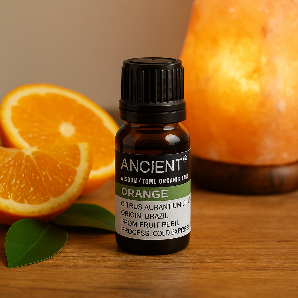 Ulei esential organic Orange 10 ml (Citrus aurantium dulcis) - citric, revigorant, pentru difuzor & masaj diluat