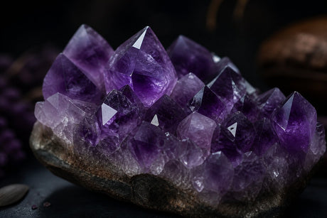 Ametist violet natural, proprietăți