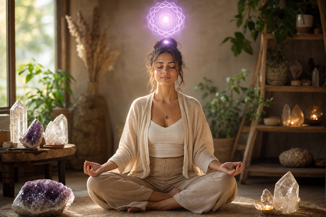 Chakra coroanei - meditație