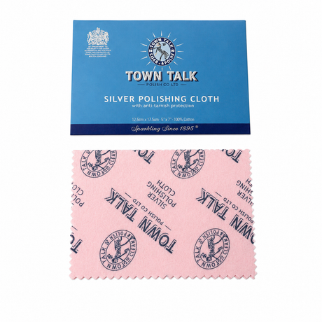 Laveta Town Talk pentru Curatarea Bijuteriilor din Argint – Lustruire si Protectie Anti-Oxidare