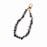 Charm cu Lapis Lazuli natural pentru telefon, geantă și chei