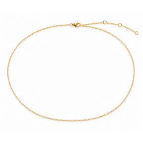 Lanț Argint 925 placat cu Aur 18K unisex elegant