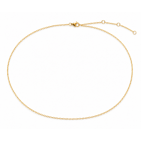 Lanț Argint 925 placat cu Aur 18K unisex elegant