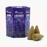 10 Conuri Aromatika Backflow Incense – Lavender