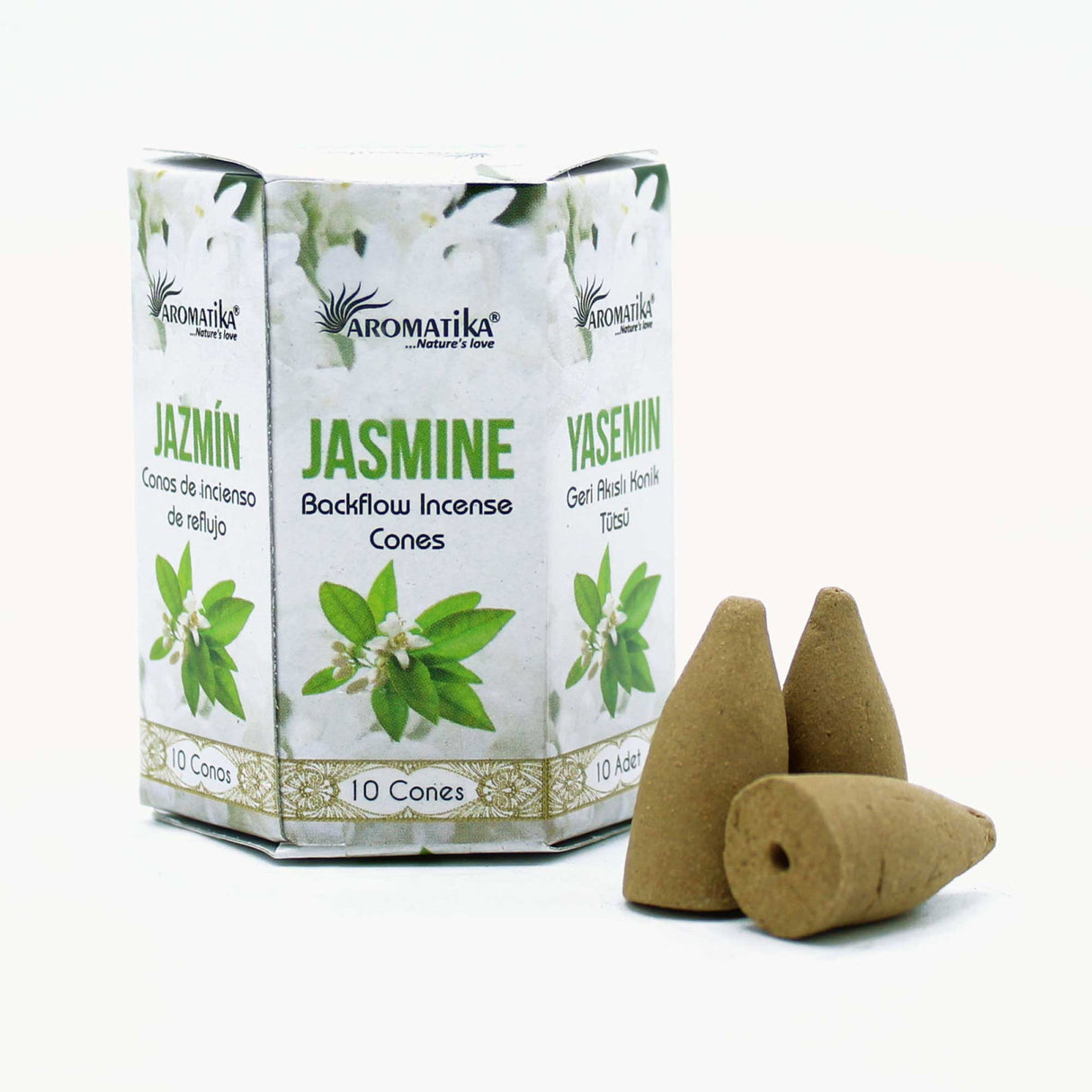 10 Conuri Aromatika Backflow Incense - Iasomie