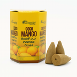 10 Conuri Aromatika Backflow Incense – Cocos si Mango