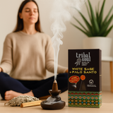 10 Conuri Tribal Soul Backflow Incense – Salvie Alba si Palo Santo