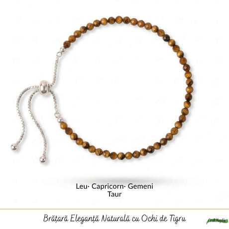 Brățară cu Ochi de Tigru, Argint 925 – CraftMystic