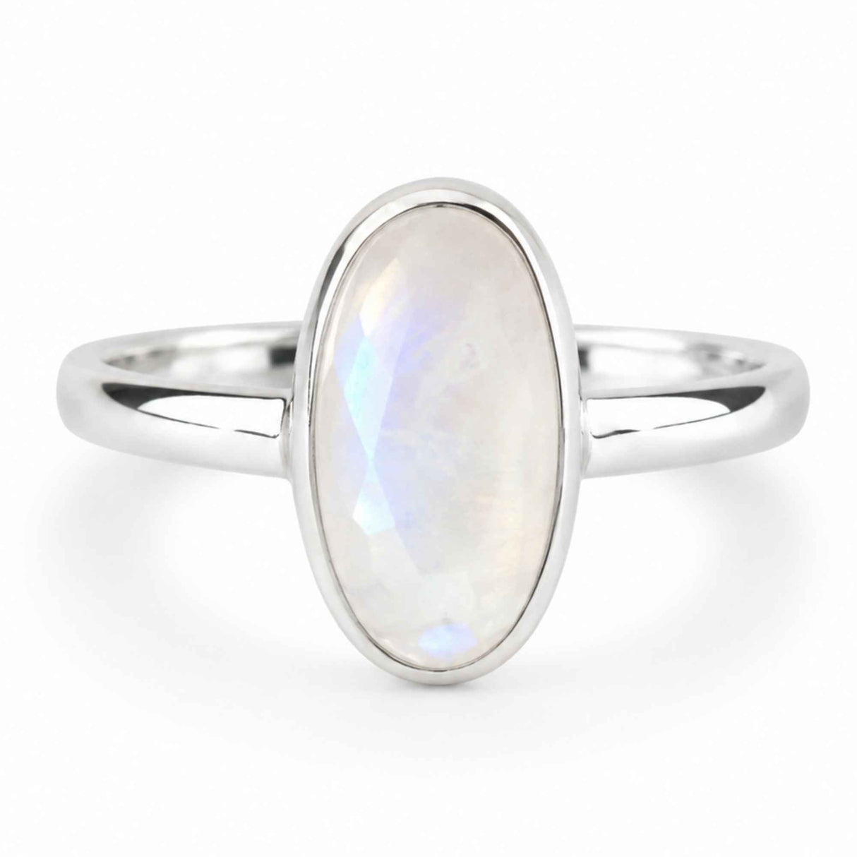 Inel Argint 925 cu Piatra Lunii Naturala Oval – Intuitie si Echilibru