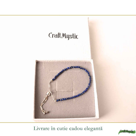 Brățară cu Lapis Lazuli, Argint 925 – CraftMystic