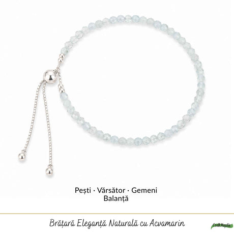 Brățară cu Acvamarin, Argint 925 – CraftMystic