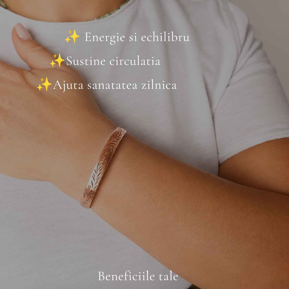 Adjustable Pure Copper Tibetan Bracelet – Balance, Protection, and Natural Energy