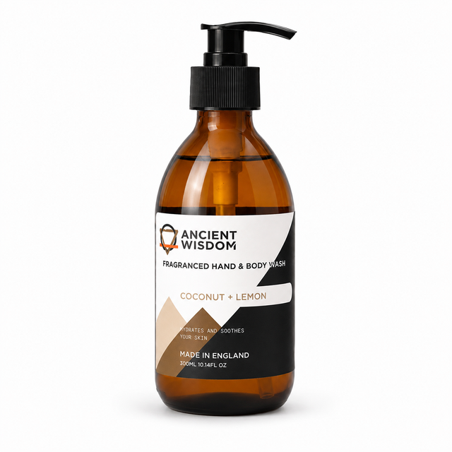Gel și săpun lichid Coconut & Lemon 300 ml cu pompă