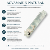 Specimen mineral de Acvamarin brut, pentru birou sau altar