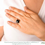 Men's 925 Sterling Silver Ring with Onyx – Protection and Masculine Elegance