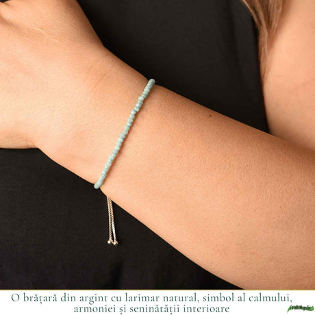 Brățară cu Larimar, Argint 925 – CraftMystic
