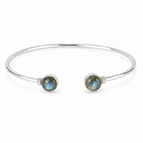 925 Sterling Silver Necklace with Sun and Moon Labradorite – Balance and Intuition