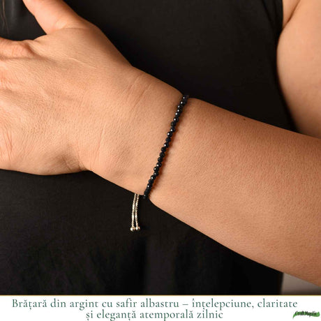 Brățară cu Safir Albastru, Argint 925 – CraftMystic