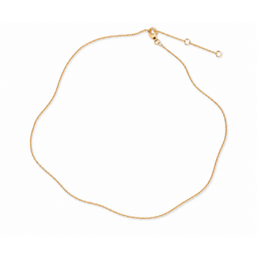 Lanț Argint 925 placat cu Aur 18K unisex cu zale fine