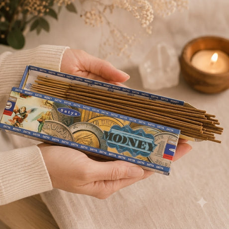 Betisoare Parfumate Satya Money 15g - Prosperitate, Abundenta si Energie Pozitiva