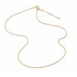 Lanț Argint 925 placat cu Aur 18K unisex cu biluțe