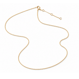 Lanț Argint 925 placat cu Aur 18K unisex cu biluțe