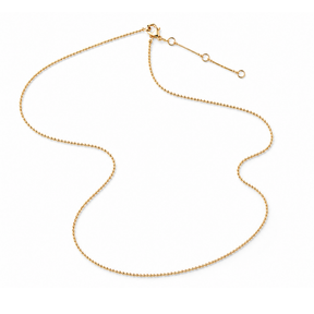 Lanț Argint 925 placat cu Aur 18K unisex cu biluțe