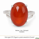925 Silver Necklace with Faceted Carnelian – Daily Energy and Confidence