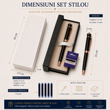 Set stilou Submarine negru cu auriu în cutie de prezentare
