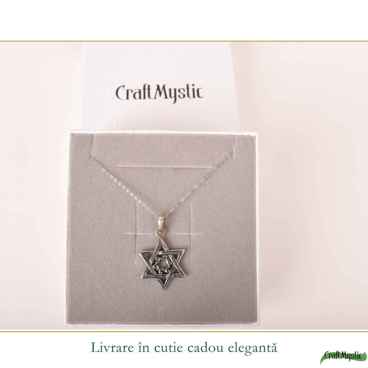 Colier Merkaba din Argint 925 – Protectie Spirituala si Echilibru Energetic