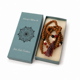 Colier Mala Rudraksha cu 108 mărgele din pietre naturale mixte