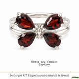 Elegant Bracelet with 3mm Faceted Natural Garnet – Passion and Natural Elegance