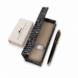 Stilou elegant gri cu auriu metalic CraftMystic