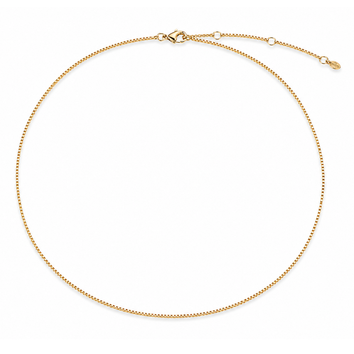 Lanț Argint 925 placat cu Aur 18K unisex model pătrat