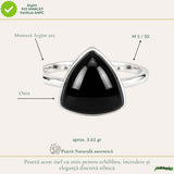 Men's 925 Sterling Silver Ring with Onyx – Protection and Masculine Elegance