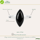 Men's 925 Sterling Silver Ring with Onyx – Protection and Masculine Elegance
