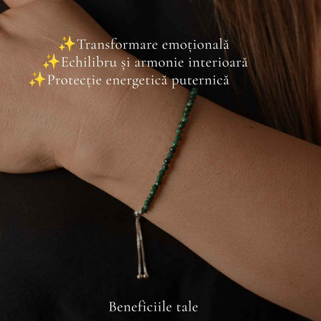 Brățară cu Malachit, Argint 925 – CraftMystic