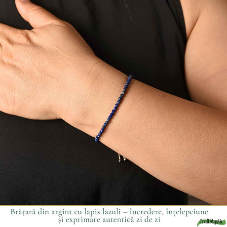 Brățară cu Lapis Lazuli, Argint 925 – CraftMystic