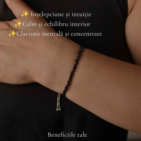 Brățară cu Safir Albastru, Argint 925 – CraftMystic