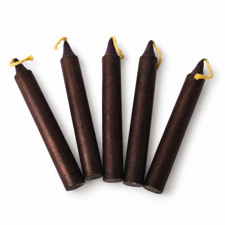Lumânare Vișiniu-Bordo pentru Ritualuri și Intenții 10 cm - 1 Bucată