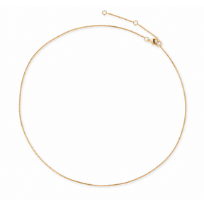 Lanț Argint 925 placat cu Aur 18K unisex fin